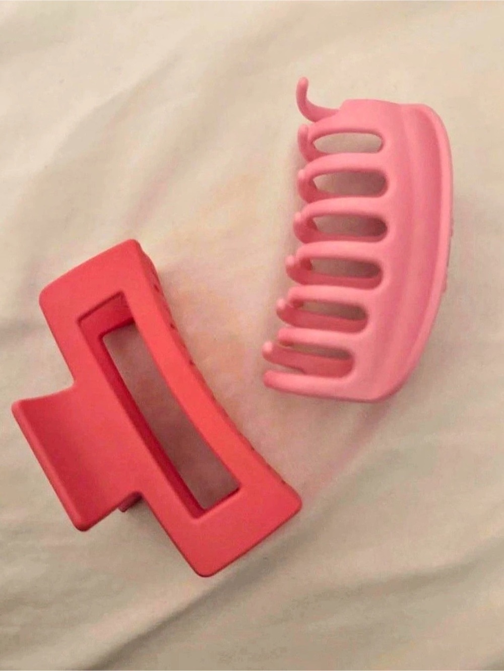 Pink Hair Clips Like New